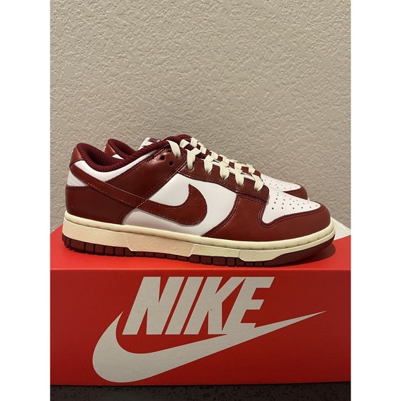Size 7.5 Women’s Nike Dunk Low PRM Vintage Red Coconut Milk FJ4555-100 FAST SHIP - Picture 2 of 5